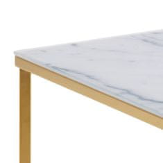 Design Scandinavia Alisma dohányzóasztal, 90 cm, fehér