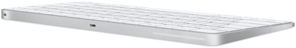 Magic Keyboard, US (MK2A3Z / A) billentyűzet alacsony profilú billentyűk automatikus párosítás High Endurance for Mac és Apple iPad Chip iPhone iPod touch USB-C Lightning Bluetooth