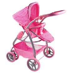 Baby Mix Jasmine multifunkcionális babakocsi babáknak világos rózsaszínű