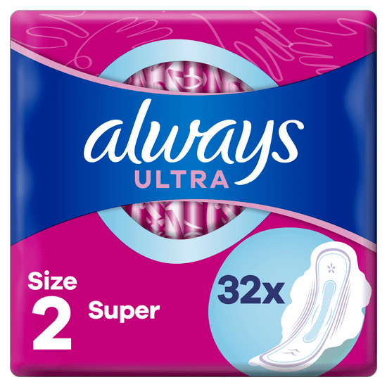 Always Ultra Super Plus női egészségügyi betétek 32 db
