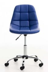 BHM Germany Emil irodai szék, műbőr, kék