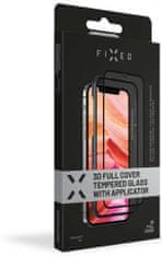 FIXED 3D Full-Cover edzett védőüveg applikátorral Apple iPhone 13/13 Pro készülékhez, fekete (FIXG3DA-723-BK)