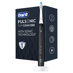 Oral-B Pulsonic Slim Clean 2000 elektromos fogkefe, fekete