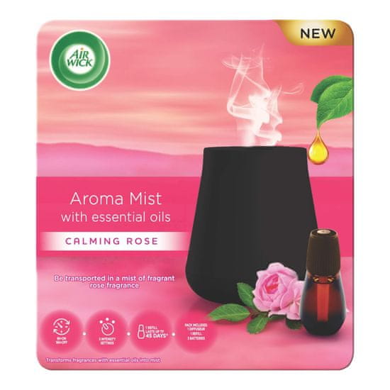 Air wick aroma diffúzor + utántöltő - csábító rózsaillat