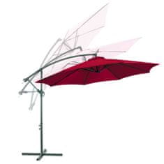 Timeless Tools Függő napernyő 2,7 m - több színben-piros