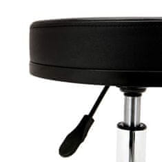 Timeless Tools Gurulós kozmetikai szék állítható magassággal-fekete