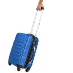 Timeless Tools 4 db-os merev falú bőrönd szett, 4 színben-kék