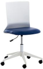 BHM Germany Apolda irodai szék, szintetikus bőr, kék