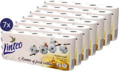 LINTEO Toalettpapír 7 × 10 tekercs, háromrétegű, friss pamut illattal