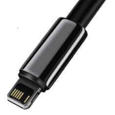 BASEUS Tungsten kábel USB / Lightning 2.4A 2m, fekete