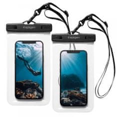 Spigen A601 vízálló telefontok, 2-pack, átlátszó