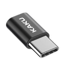 Kaku adapter USB-C / Micro USB, fekete