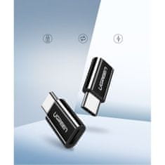 Ugreen adapter Micro USB / USB-C, fekete