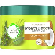 Herbal Essences Hidratáló és simító maszk a száraz hajra Coconut milk (Intenstive Mask) (Mennyiség 450 ml)