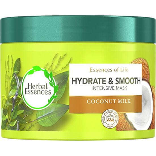 Herbal Essences Hidratáló és simító maszk a száraz hajra Coconut milk (Intenstive Mask)