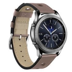 BStrap Leather Italy szíj Samsung Galaxy Watch 3 45mm, khaki rose