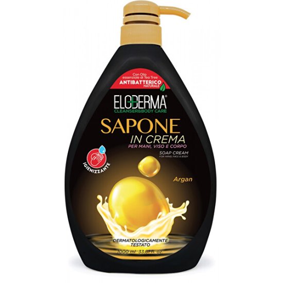 Eloderma Krémes szappan argánolajjal kézre, testre és arcra (Soap Cream) 1000 ml