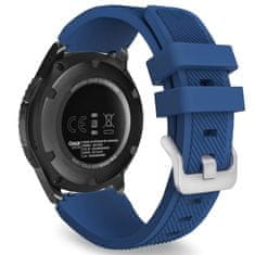 BStrap Silicone Sport szíj Samsung Galaxy Watch 3 45mm, navy