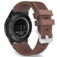 BStrap Silicone Sport szíj Huawei Watch GT 42mm, brown