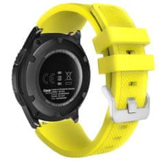 BStrap Silicone Sport szíj Samsung Galaxy Watch 3 45mm, yellow