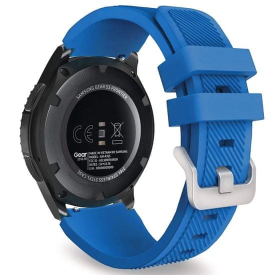 BStrap Silicone Sport szíj Huawei Watch 3 / 3 Pro, coral blue