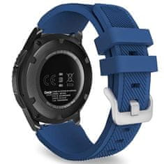 BStrap Silicone Sport szíj Samsung Galaxy Watch 3 45mm, dark blue