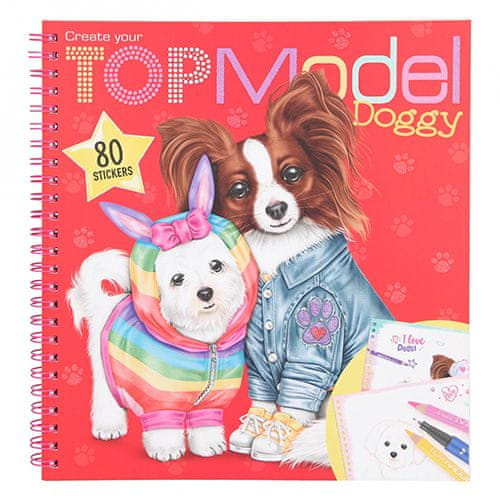 Top Model Kifestőkönyv | Hozd létre legjobb kutyusodat, 80 matrica