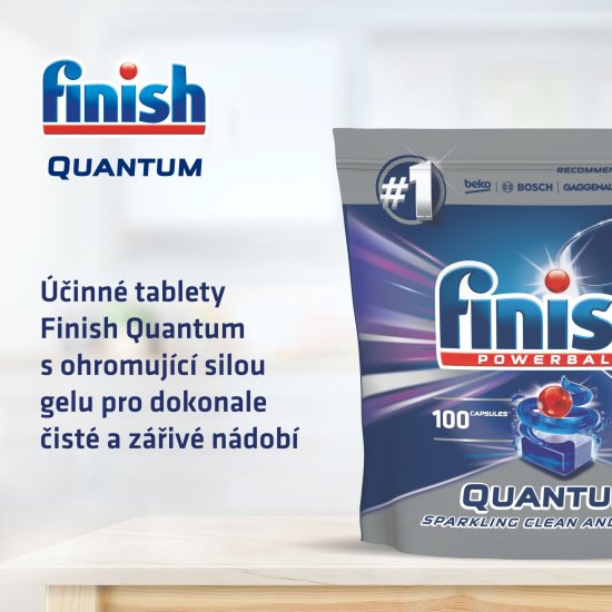 Finish Quantum - mosogatógép tabletta 100 db