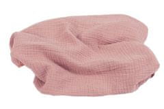 BabyMatex Pamut takaró Muszlin világos rózsaszín 120x80 cm