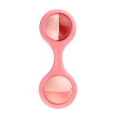 Canpol babies súlyzó csörgő forgó elemekkel rózsaszínű