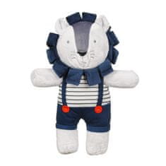 BabyMatex takaró játékkal Oroszlán kék 75 x 100 cm