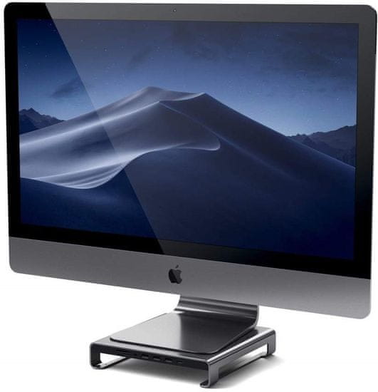 Satechi Alumínium monitorállvány központ Stand Hub for iMac, ezüst (ST-AMSHS)