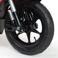 Injusa motorkerékpár 24V akkumulátor Racer felfújható kerekek