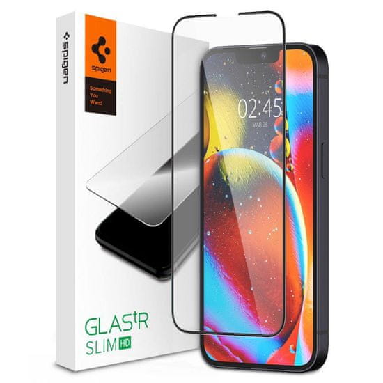 Spigen Glas.Tr Slim Full Cover üvegfólia iPhone 13 mini, fekete