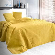 Ágytakaró SOFFIE 220X240 cm - mustárszín
