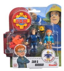 SIMBA Sam a tűzoltó figurák, 2 db és kiegészítők III., 4 fajta