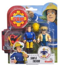 SIMBA Sam a tűzoltó figurák, 2 db és kiegészítők III., 4 fajta