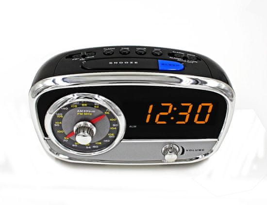 Akai CE-1401 AM / FM -ébresztőórás rádió Nagy LED kijelzővel