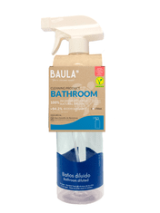 Baula Kezdőkészlet Fürdőszoba számára - flakon és környezetbarát tisztítószer fürdőszobai tisztításhoz tablettában 5 g/750 ml tisztítószer