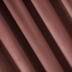 My Best Home Dekoratív függöny redőzött szalaggal PIERRE CARDIN VELVET, sötét rózsaszín 140x270 cm
