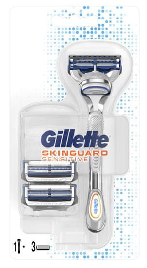 Gillette Skinguard borotva + 3 fej