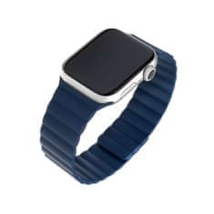 FIXED Magnetic Strap szilikon óraszíj mágneses záródással Apple Watch 38 mm/40 mm készülékhez FIXMST-436-BL, kék