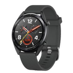 BStrap Silicone Bredon szíj Samsung Galaxy Watch 3 45mm, dark gray