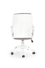 Halmar Irodai szék karfákkal Spin 2 - bézs / fehér