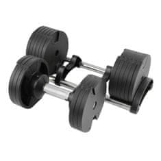 Master Spin egykezes súlyzó, 2 és 32 kg között változtatható súllyal
