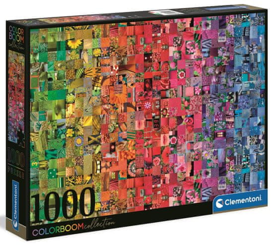 Clementoni Puzzle ColorBoom: Kollázs, 1000 darab