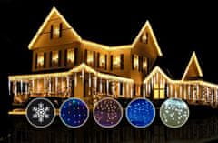 CoolCeny Kültéri LED karácsonyi függöny - eső - 60 méter - Többszínű
