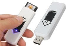 CoolCeny Elektronikus USB öngyújtó - Vége a benzinnek és a gáznak. - Fehér