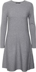 Vero Moda Női ruha VMNANCY 10206027 Medium Grey Melange (Méret XS)