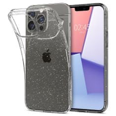 Spigen Liquid Crystal szilikon tok iPhone 13 Pro, glitter átlátszó